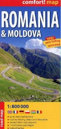  «Romania & Moldova. Road Map. M 1: 800 000»