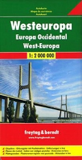  «Western Europe. Road Map. 1: 2000000»