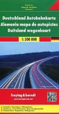  «Germany Motorway Map. Road Map. 1: 500000»