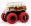  «Автобус "Funky toys" 14, 5 см., красные колеса, полный привод»